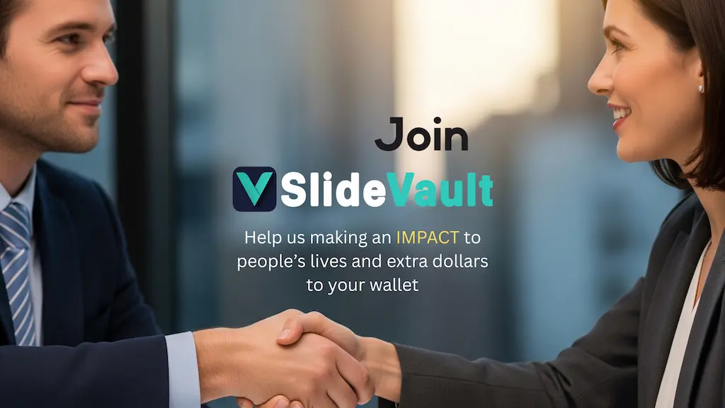 And Start Giving Your Life a Meaning Impact Business partnership handshake, USA & Canada - Professional collaboration for SlideVault in New York, Toronto